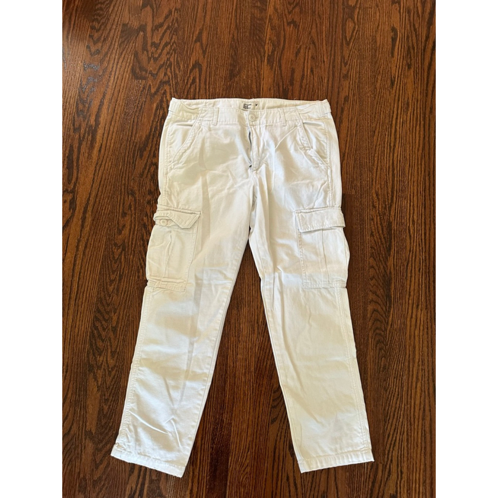 Women's American Eagle Outfitters Beige Cargo Skinny Pants Size 6
